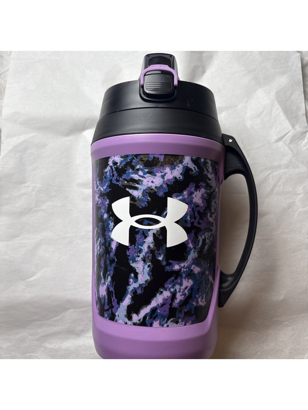 Under Armour Playmaker 64 Ounce Jug Water Bottle - Purple Black New